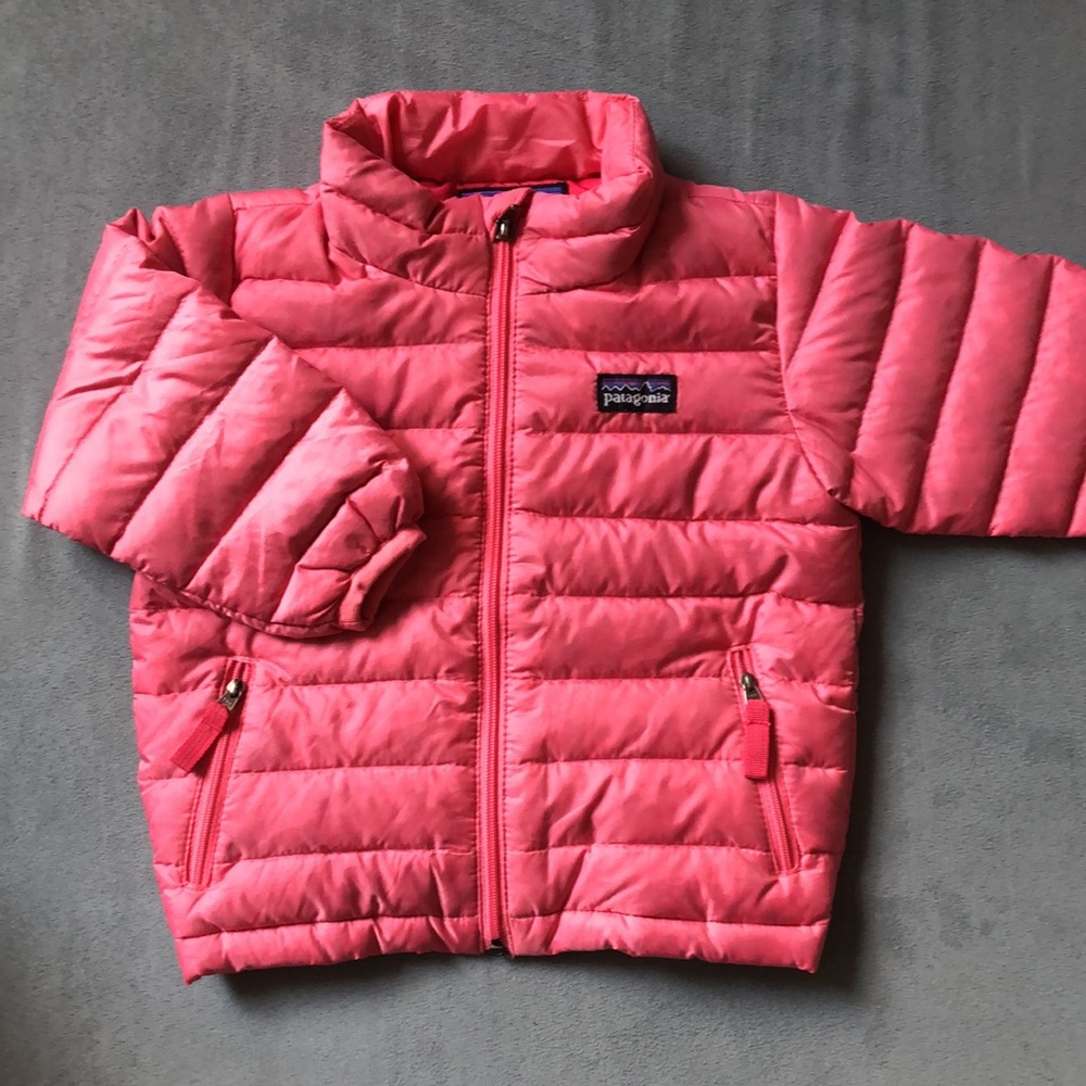 Patagonia Baby Down Jacket/Sweater/Puffer, Size 12 Months, Girl